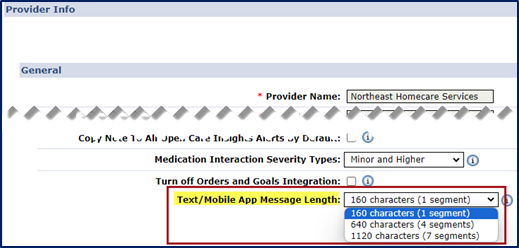 Text/Mobile App Message Limit